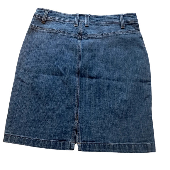 VTG Jean Denim Mini with Copper Detail - Picture 2 of 8